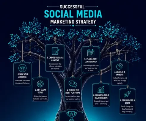 sucsseful social media marketing strategy insight best freelance digital marketing specialist in oman
